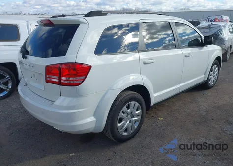 2018 Dodge Journey Se z USA, uszkodzony, nr VIN 3C4PDCABXJT498569
